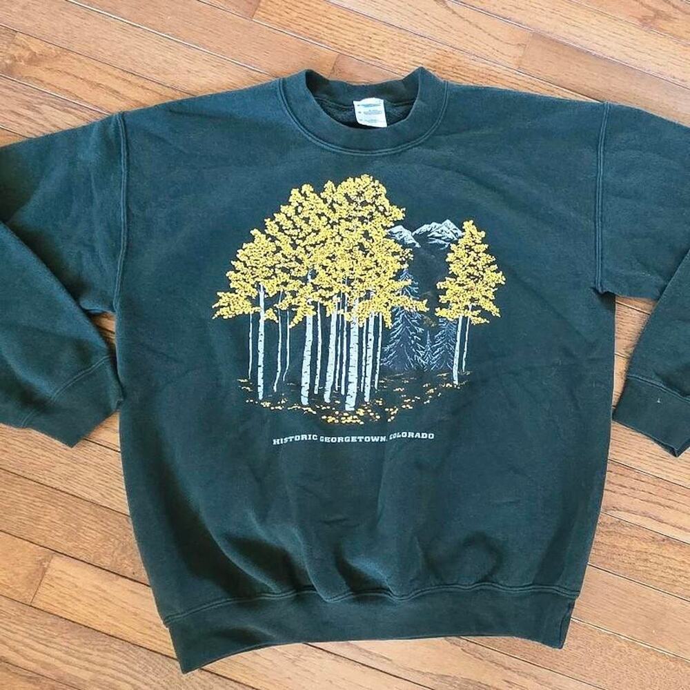 Vintage georgetown colorado sweatshirt green - Picture 6 of 6